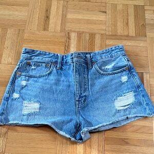 Madewell Distressed Denim Women Shorts
